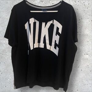 Nike Black Crop T Shirt